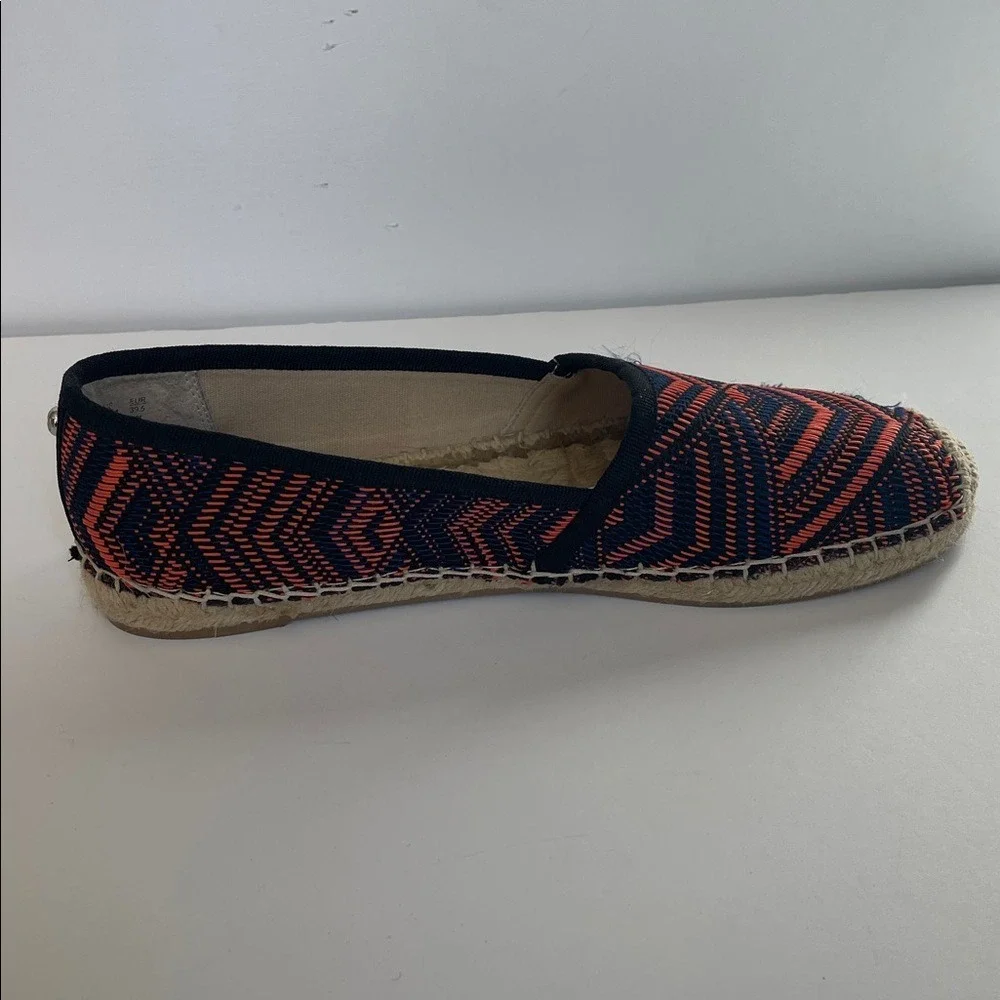 Sam Edelman Navy & Orange‎ Slip On  Espadrilles 8.5